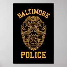 baltimore polismaryland kriminalare affischer