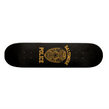 baltimore polismaryland kriminalare skate board deck