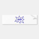 Bam-blått Bildekal