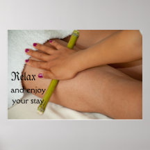 Bambumassage Posters
