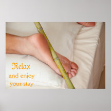 Bambumassage Posters