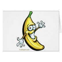 Banan Hälsningskort