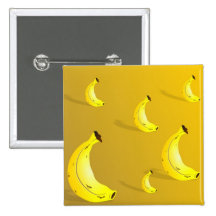 Bananbakgrund Knapp Med Nål