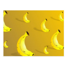 Bananbakgrund Vykort