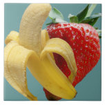 Bananjordgubben belägger med tegel keramiska plattor