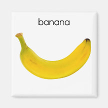 Banankylskåpmagnet Kylskåpmagneter