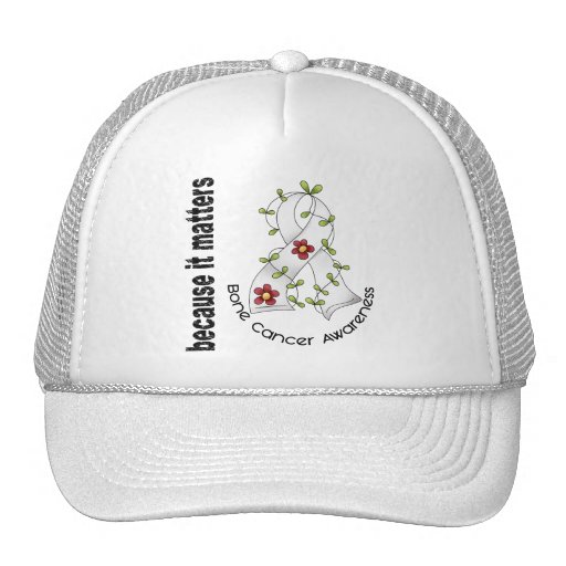 Band 3 för bencancerblomma mesh kepsar