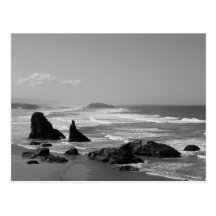 Bandon Oregon kust- viddvykort