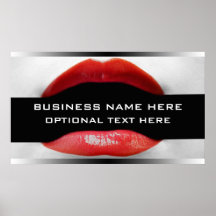 Baner för sminkkonstnärsalong print