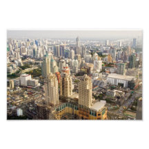 Bangkok Cityscape Fotografiskt Tryck