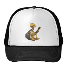 Banjo-Strummin' sköldpaddahatt Trucker Kepsar