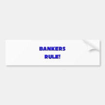Bankirer härskar! bildekaler