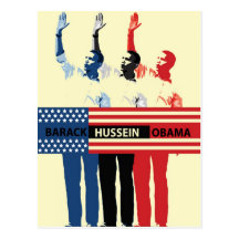 Barack Hussein Obama vykort