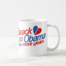 Barack Obama 2012 Kaffe Kopp