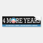 Barack Obama - 4 mer år! Bildekal