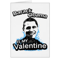 Barack Obama är mitt valentinkort kort