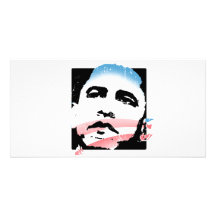 Barack Obama för hoppT-tröja Anpassingsbara Fotokort