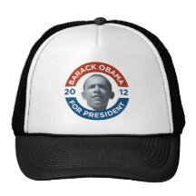 Barack Obama för presidenten 2012 Trucker Kepsar