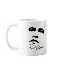 Barack Obama huvud Kaffe Mugg