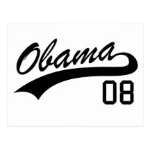 Barack Obama Jersey vykort 2008