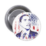 Barack Obama knäppas Knapp Med Nål