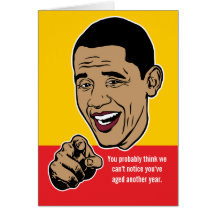 Barack Obama personligkort