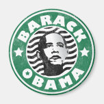 Barack Obama stjärnakoffein Kylskåpmagneter