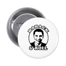 "Barack och rull" T-tröja och gåvor Nål