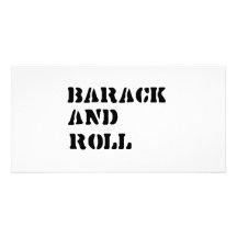 Barack och rullT-tröja Fotokort