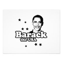 Barack USA T-tröja Tillkännagivanden