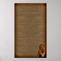 Baracks Obama godtagandetal Affischer