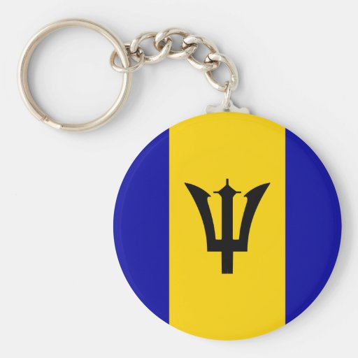 Barbados flagga nyckel ringar