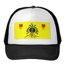 Barbados personlig flagga av HMEN drottningflagga Mesh Kepsar