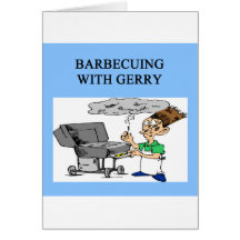 barbecuing med gerry hälsnings kort