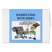 barbecuing med jerry hälsnings kort