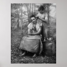 Barberare - WWII - soldat- frisyr Affischer