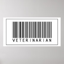 Barcodeveterinär Affischer