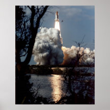 Barkass av rymdfärjan Columbia (STS-80) Print