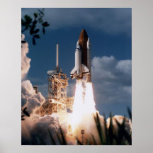 Barkass av rymdfärjan Columbia (STS-80) Affisch