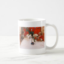 Barn för aftonmål två på Kvällsmål (1905) Kaffe Mugg