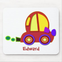 Barn Mousepad: Bilar Mus Matta