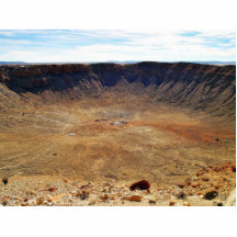Barringer Meteoritekrater Acrylic Cut Outs
