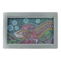 Barton Springs Salamander (den Eurycea sosorumen) belt buckles