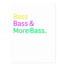 Bas- bas & mer bas- vykort