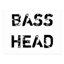Bas- Head vykort