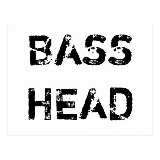 Bas- Head vykort