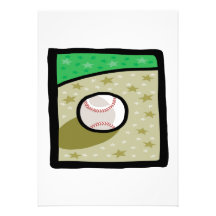 Baseball Anpassningsbara Inbjudningskort