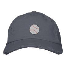 Baseball broderad hatt