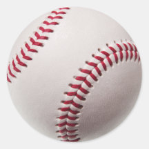 Baseball - skräddarsy baseballbakgrundsmallen runda klistermärken