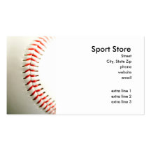 Baseball Visitkort Mallar
